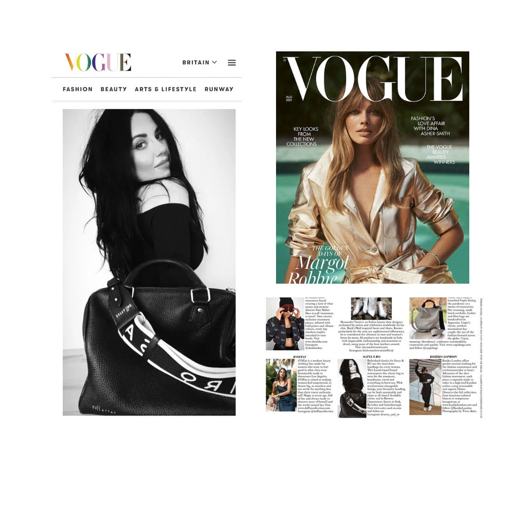 Our Fabulous TOTE Loved by British VOGUE!